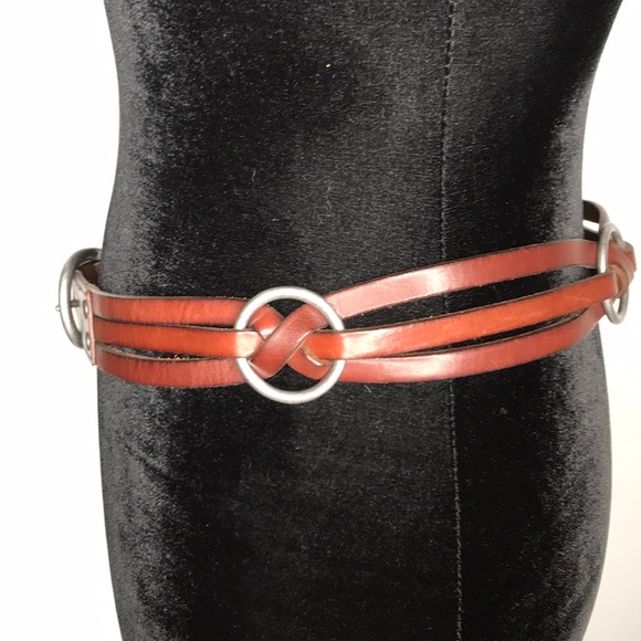 Leather Triple strand belt - Picture 2 of 5